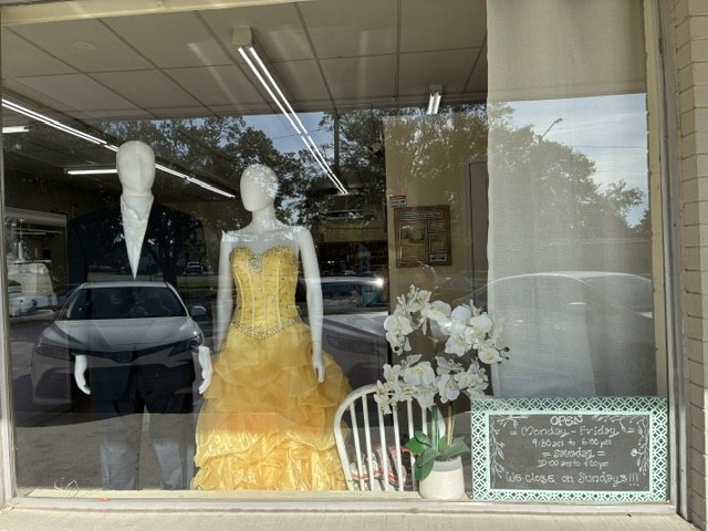 Custom embroidery and tailoring workspace