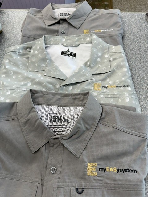 Custom thread work on client garments